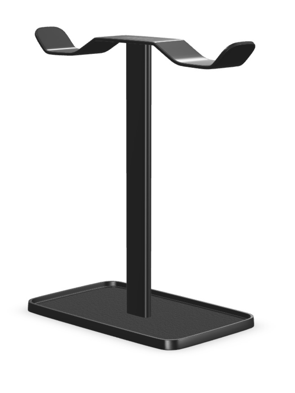 Neetto Dual Headphone Stand in Black